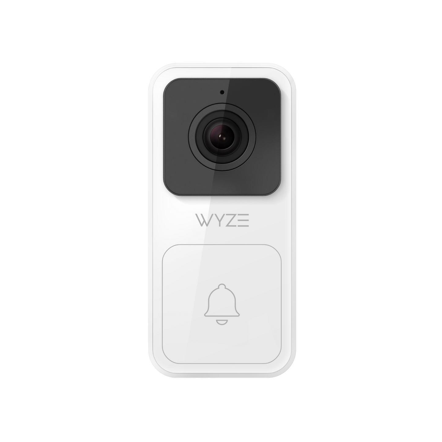 White Wyze Video Doorbell unit without the chime.