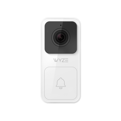 White Wyze Video Doorbell unit without the chime.