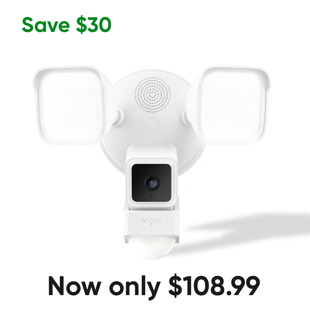 Spring sale deal for Wyze security floodlight and camera 