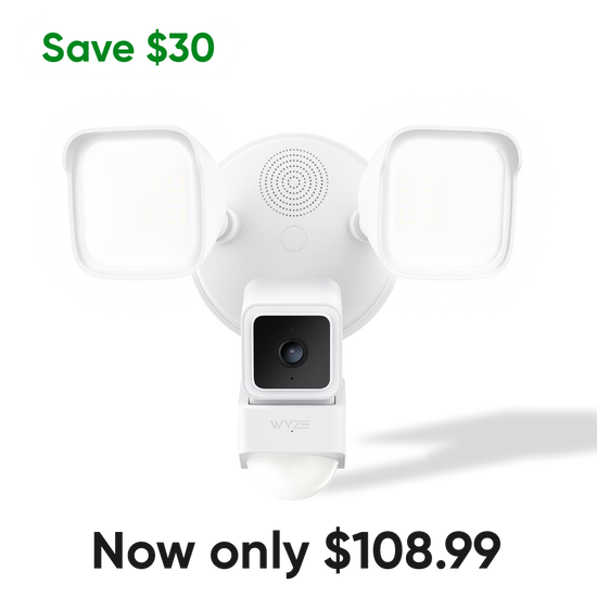 Spring sale deal for Wyze security floodlight and camera 