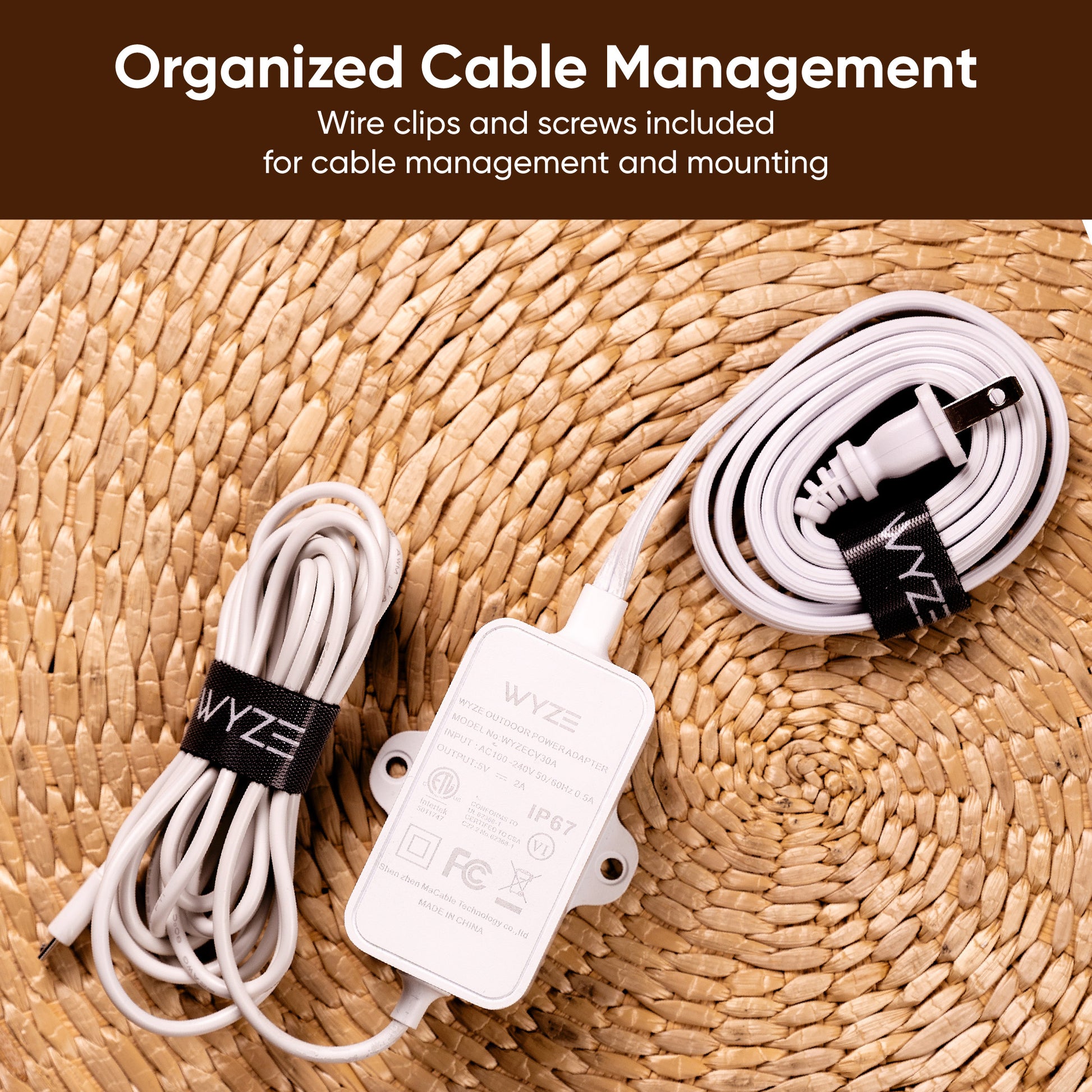 Power Supply Wyze Cam Cable Power Extension Cable For WyzeCam Wyze