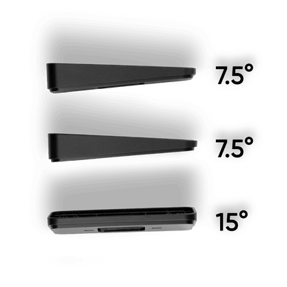 3 separate parts of the wedge kit