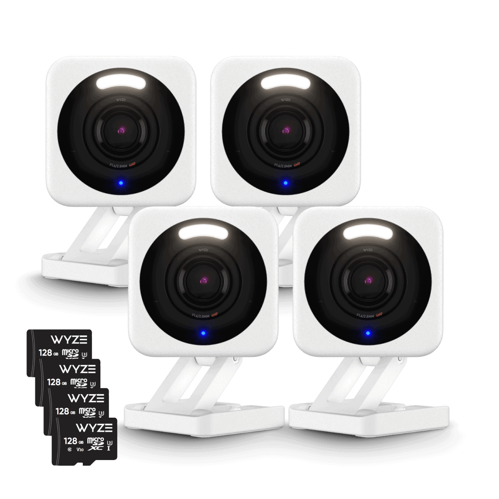 Wyze Cam v4 Home Security Bundle