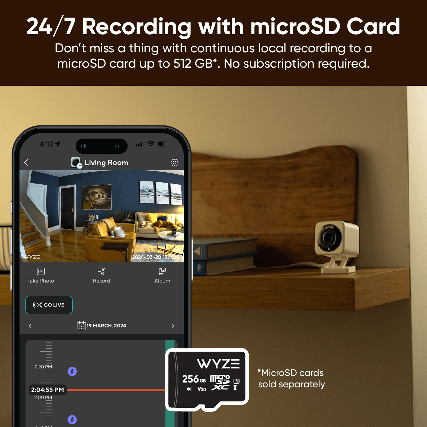 Cam v4 + 32GB microSD card