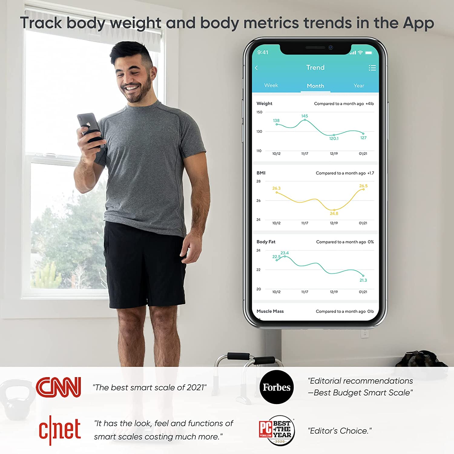 Wyze Scale Body Fat Analyzer Screenshot
