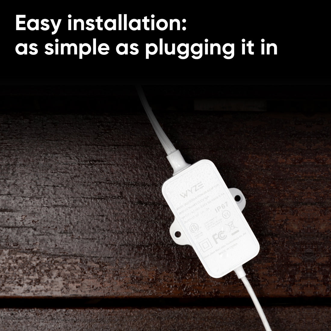 Wyze Outdoor Power Adapter Wyze Canada Store