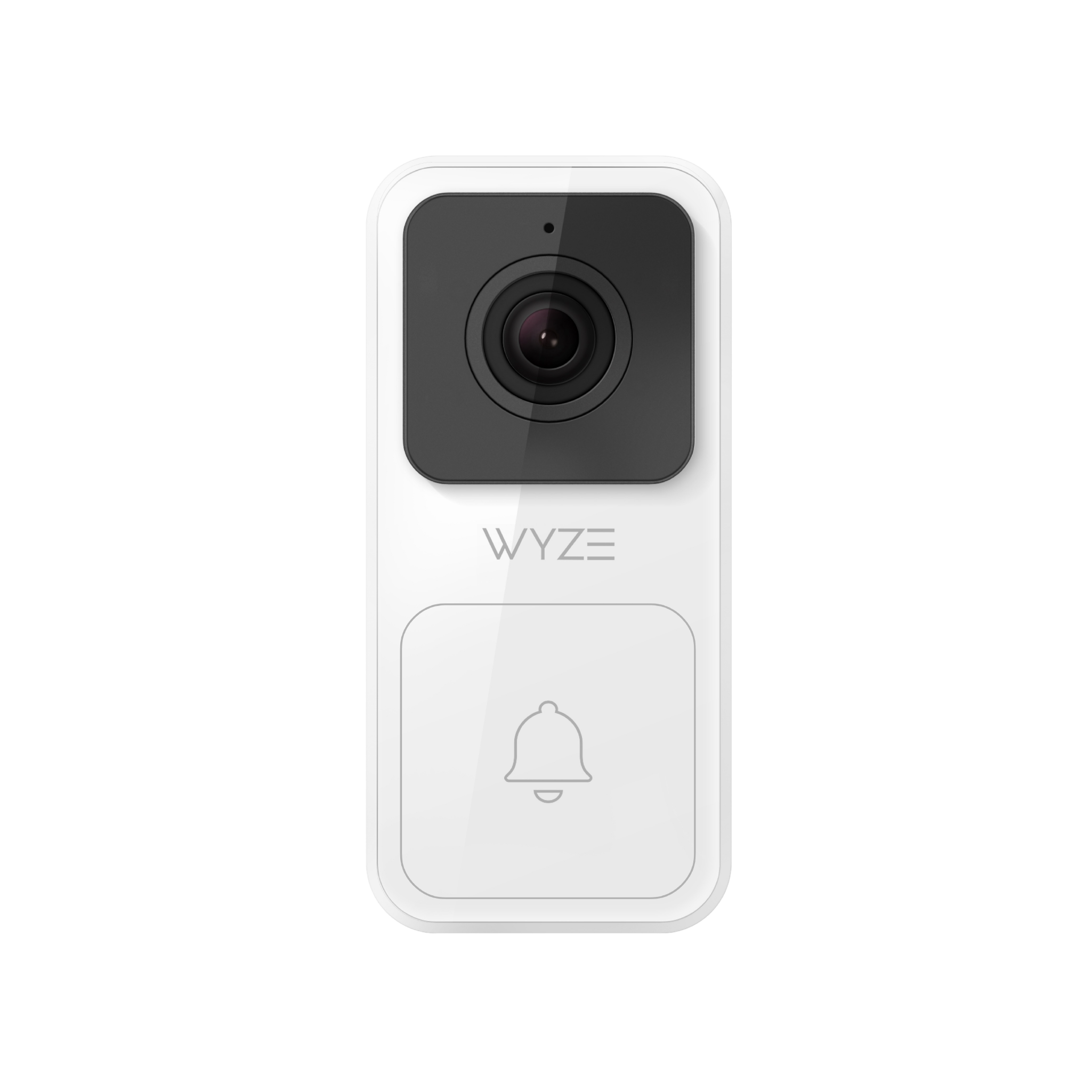 White Wyze Video Doorbell unit without the chime.